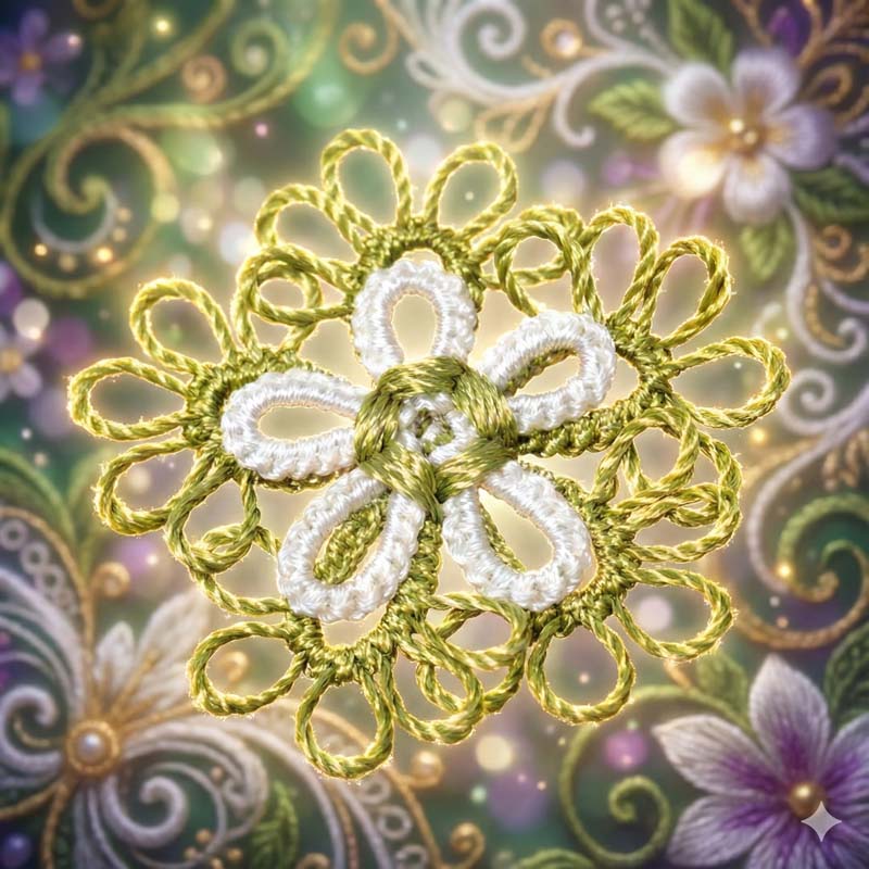 Zümrüt Yeşili - Rize Mekik Oyası