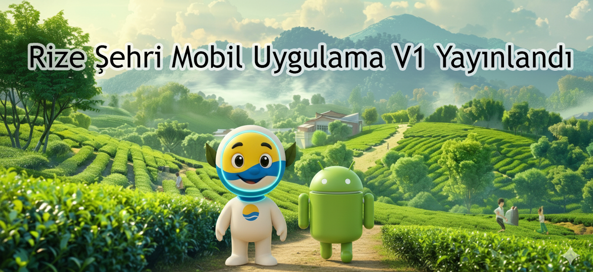 📱 Rize Dijitalleşiyor: "Rize Şehri Mobil V1" Uygulaması Yayında!